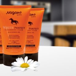 Sữa rửa mặt trắng da ngừa mụn chiết xuất dầu ngựa Nagano