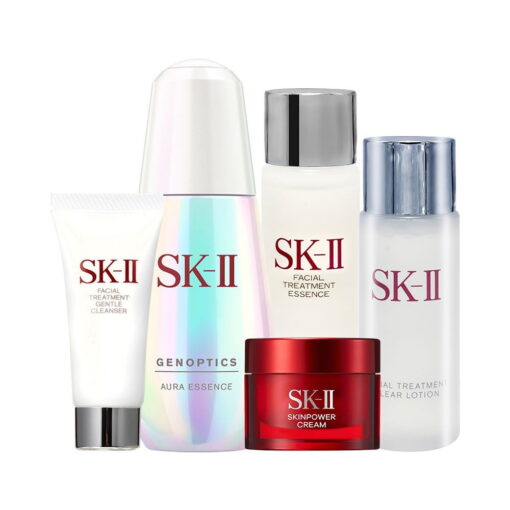 Bộ Dưỡng Trắng Hồng - Chống Lão Hóa Size Mini SK-II (5 sản phẩm)