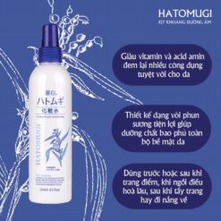 Xịt Khoáng Dưỡng Ẩm Kumano Hatomugi The Mist Lotion 250ml