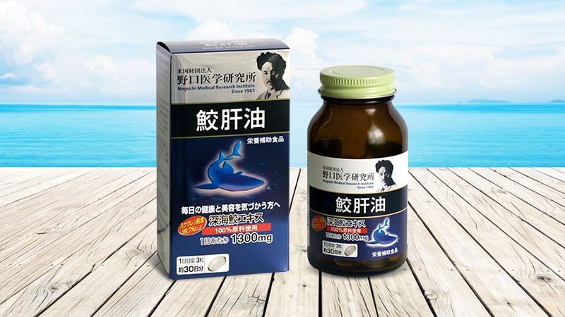 Viên uống bổ mắt dầu gan cá mập Noguchi Meiji Viên uống bổ mắt dầu gan cá mập Noguchi Meiji