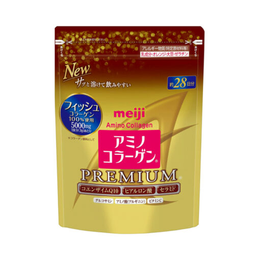 Bột collagen meiji amino premium nhật bản 196g