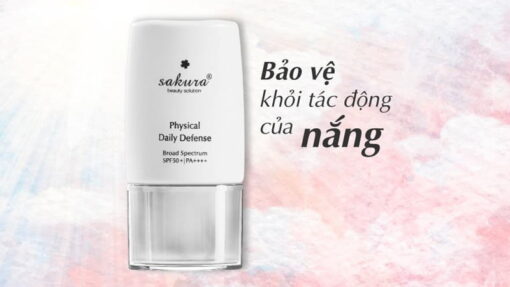 Chống Nắng Sakura Physical Daily Defense SPF 50+/PA++++