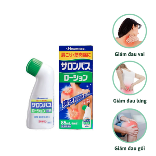 Chai lăn xoa bóp salonpas hisamitsu 85ml