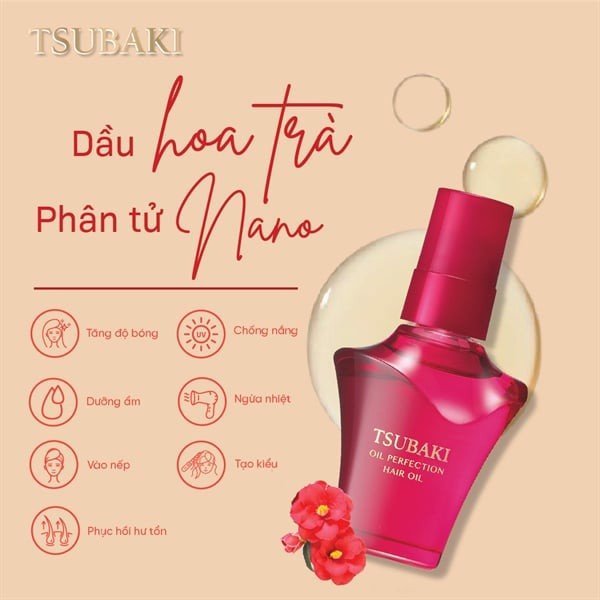 Tinh Dầu Dưỡng Phục Hồi Tóc Hư Tổn Tsubaki Oil Perfection Hair Oil Tinh Dầu Dưỡng Phục Hồi Tóc Hư Tổn Tsubaki Oil Perfection Hair Oil