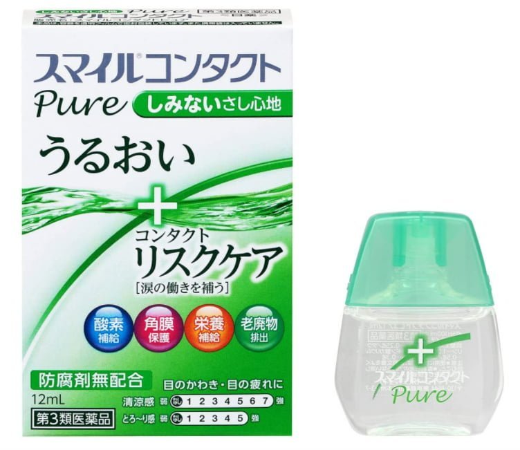 Nhỏ Mắt Lion Smile Contact Pure 12ml Nước Nhỏ Mắt Lion Smile Contact Pure