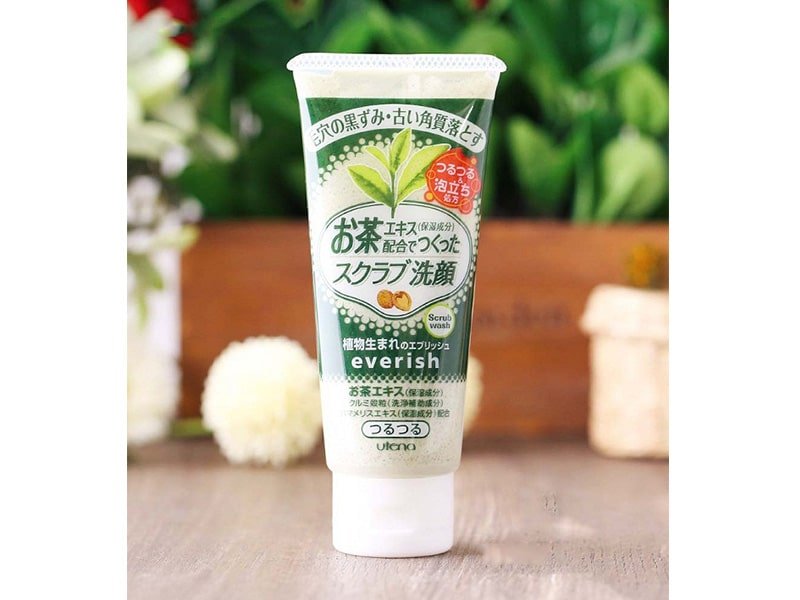 Sữa rửa mặt trà xanh tẩy tế bào chết Utena Everish Sữa rửa mặt trà xanh tẩy tế bào chết Utena Everish 135g