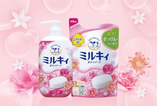 Sữa tắm milky body soap hương hoa hồng