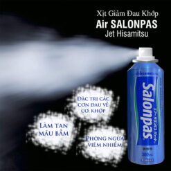 Xịt giảm đau mỏi xương khớp Hisamitsu Air Salonpas Jet 300ml Xịt giảm đau mỏi xương khớp Hisamitsu Air Salonpas Jet 300ml