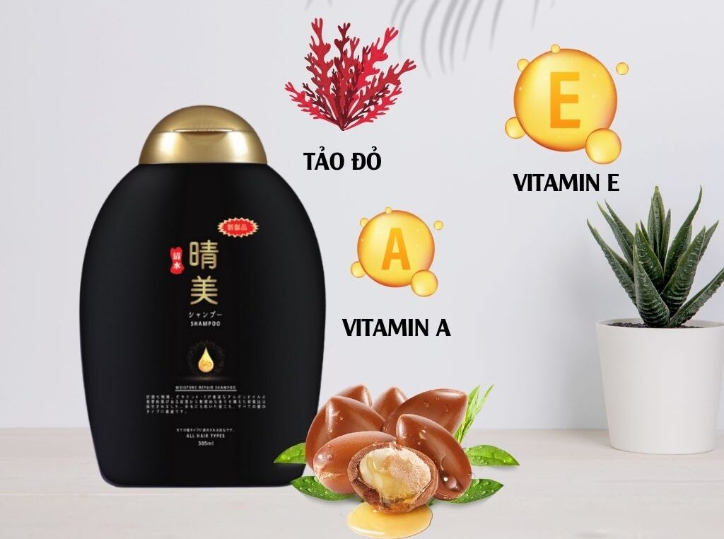 Dầu Gội Dưỡng Ẩm Komi Japan Argan