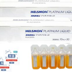 Nước uống nhau thai ngựa melsmon platinum liquid placenta hộp 30 ống