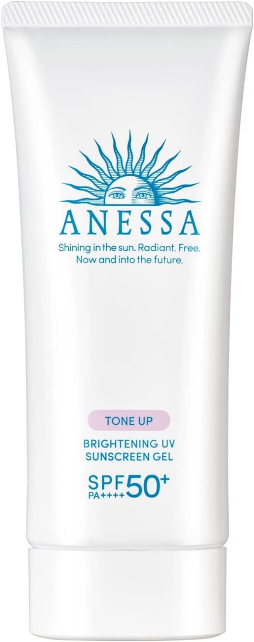 Gel chống nắng nâng tone anessa brightening uv sunscreen gel