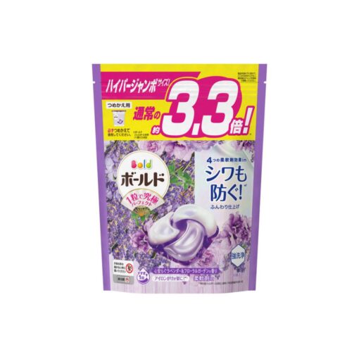 Viên giặt xả 4in1 bold nhật bản hương lavender túi 36 viên