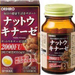 Viên uống chống tai biến và đột quỵ natto kinase 2000fu hộp 60 viên