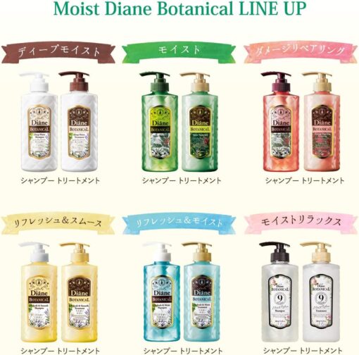 Dầu gội diane botanical refresh and smooth refill hương trái cây sicilian 380ml