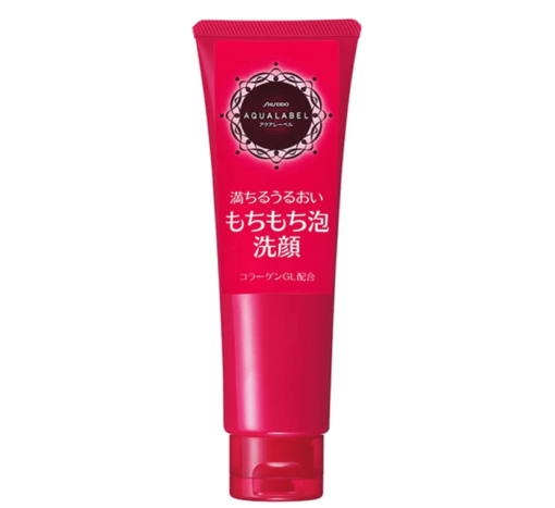 Sữa rửa mặt shiseido aqualabel màu đỏ dưỡng ẩm trắng da 130g