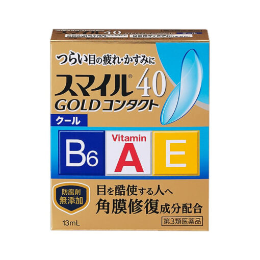 Nước nhỏ mắt smile 40 gold contact cool 13ml