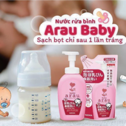 Nước Rửa Bình Sữa Arau Baby 500ml Dạng Túi