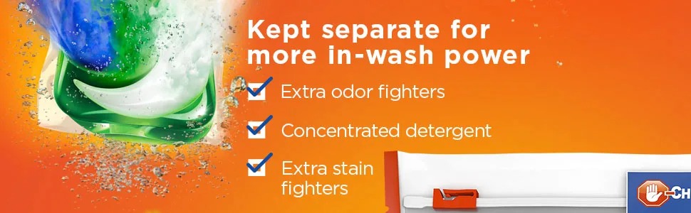 Viên Giặt Xả Tide Pods 3in1 Liquid Laundry Detergent Pacs, Spring Meadow, Thùng 156 viên