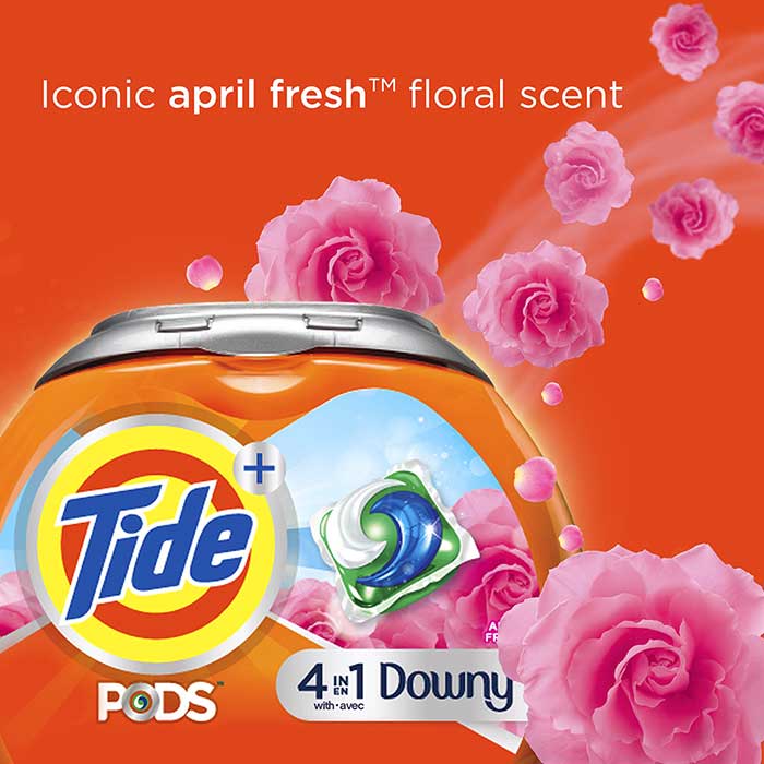 Viên Giặt Xả Tide Pods 4in1 Downy 104 Viên