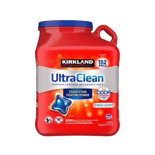 Viên Giặt Xả Kirkland Thùng Nhựa 152 Viên