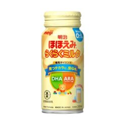 Sữa meiji 0-1 nội địa nhật hohoemi rakuraku lon pha sẵn 200ml
