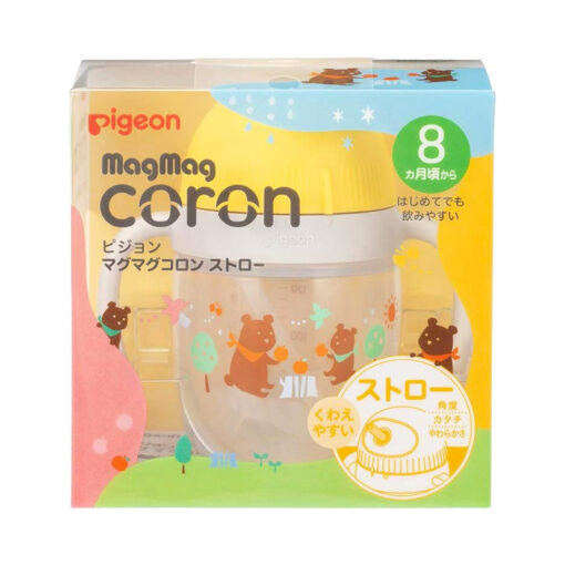 Bình Hút Pigeon MagMag Coron Straw Main Unit Cho Bé Từ 8 Tháng Tuổi