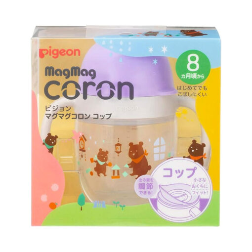 Bình Uống Pigeon MagMag Coron Cup Main Unit Cho Bé Từ 8 Tháng Tuổi