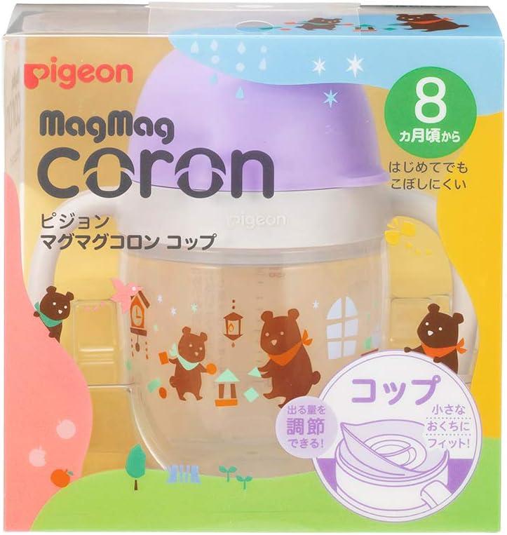 Bình uống pigeon magmag coron cup main unit cho bé từ 8 tháng tuổi