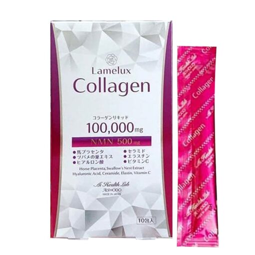 Nước uống lamelux collagen và nmn 100000mg aishodo