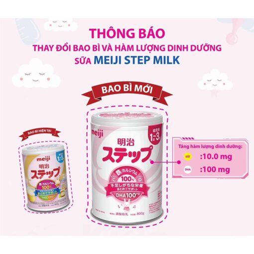 Sữa meiji số 9 (1-3) nội địa nhật thùng 2 lon 800g