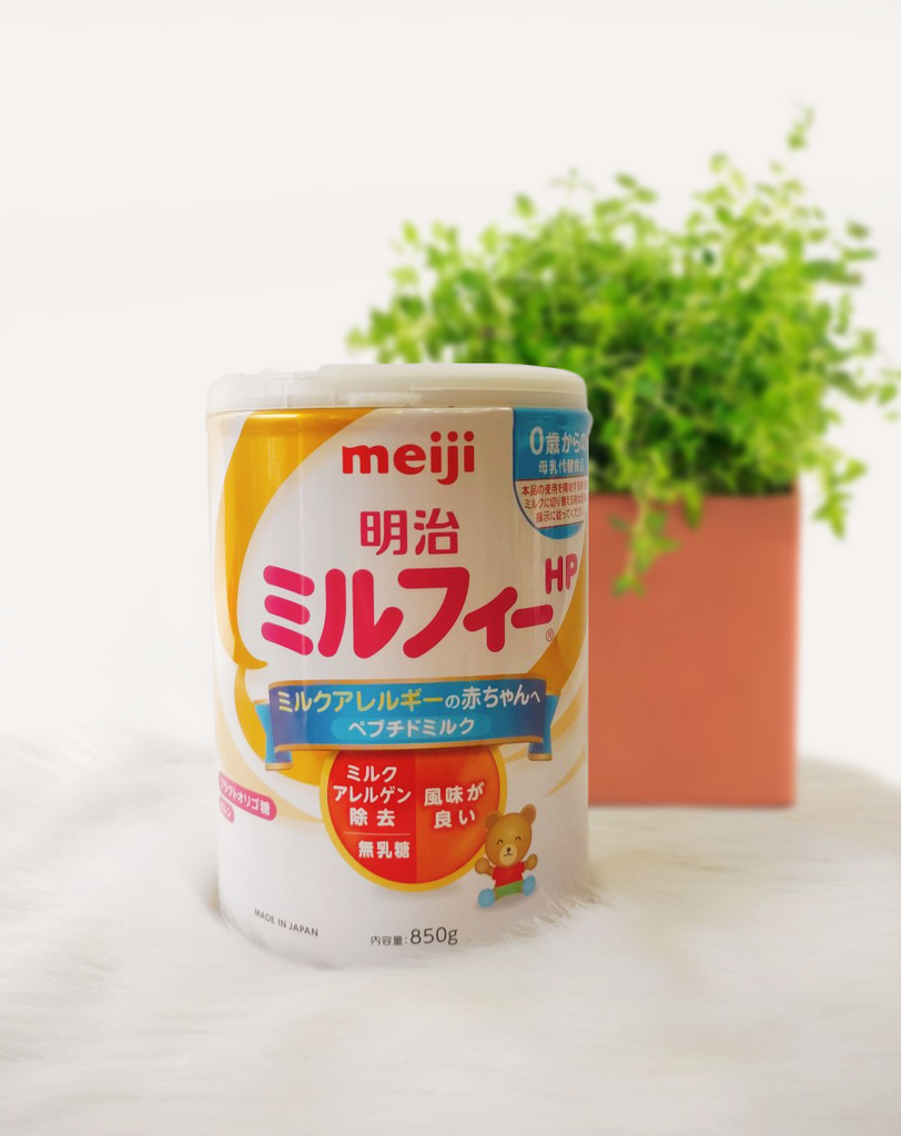 Sữa bột Meiji HP dị ứng đạm bò 850g - Mẫu mới
