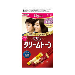 Thuốc Nhuộm Tóc Phủ Bạc Bigen Hoyu Cream Tone Nhật Bản 6G Màu Đen Tự Nhiên