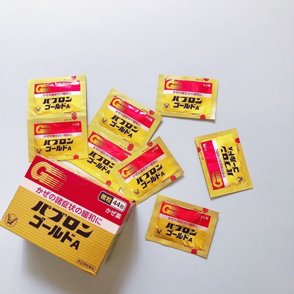 Thuốc uống hỗ trợ điều trị cảm cúm taisho pabron gold 44 gói hapumart
