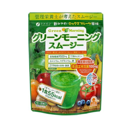 Bột Lúa Mạch Bổ Sung Chất Xơ Fine Japan Green Morning Smoothie 200g