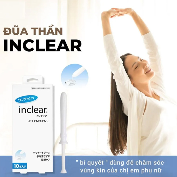 Đũa Thần Se Khít Vùng Kín Inclear Nhật Bản Hộp 10 Cái Đũa Vệ Sinh Phụ Nữ
