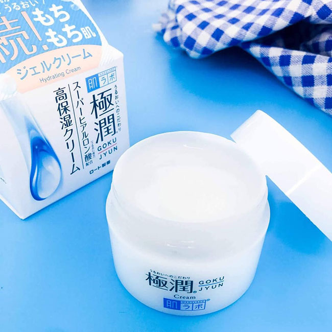 Kem Dưỡng Ẩm Hada Labo Gokujyun 50g Kem Dưỡng Ẩm Trắng Da Hada Labo Goku 50g - Hàng Nhật nội địa