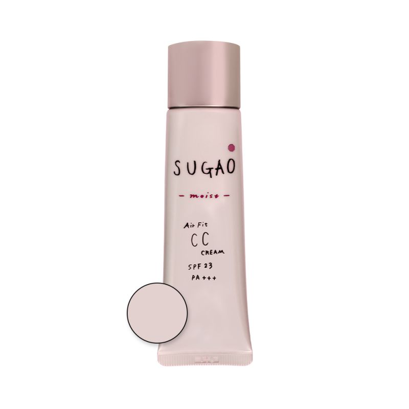 Kem Nền Trang Điểm CC Cream Sugao Air Fit SPF23 PA+++ 25g Hồng (Pink white) Kem nền CC cho da thường và khô tông da trắng hồng Sugao Air Fit CC Cream