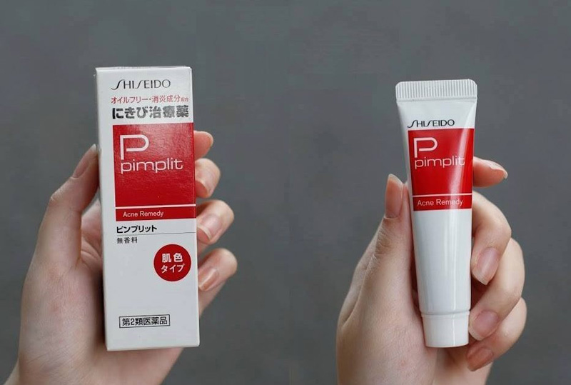 Kem trị mụn shiseido pimplit acne remedy 18g của nhật bản