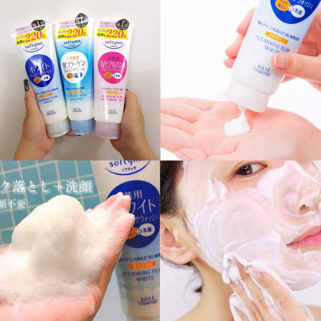 Sữa rửa mặt kose softymo cleansing foam