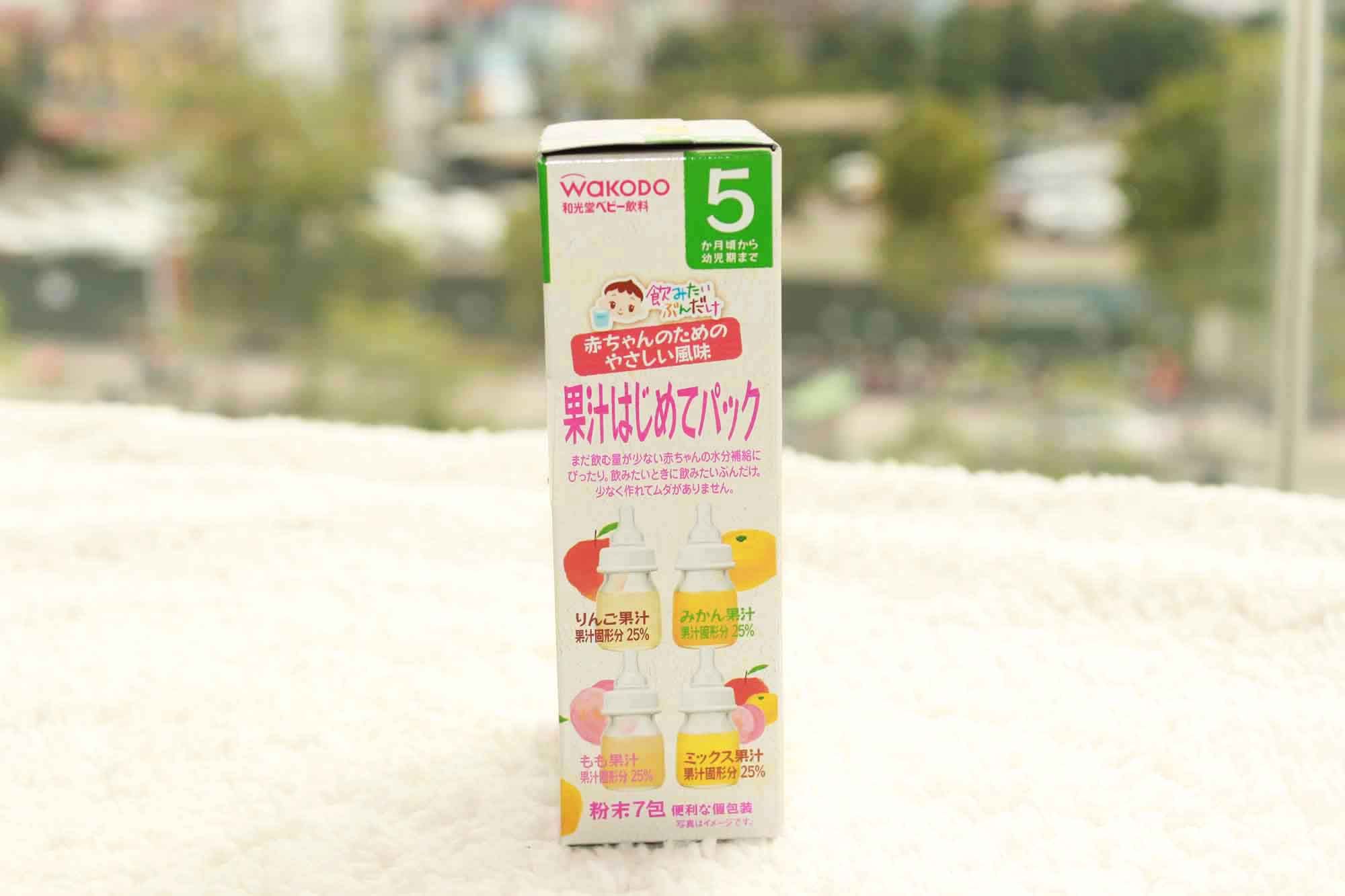 Trà Wakodo Trái Cây 3 Vị Nhật Bản Dành Cho Bé Yêu Trà hoa quả tổng hợp Wakodo cho bé từ 5 tháng tuổi Nội địa Nhật – Mombabycare