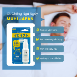Xịt Chống Ngủ Ngáy Muhi Nhật Bản 25g Xịt Chống Ngủ Ngáy Muhi Nhật Bản 25g