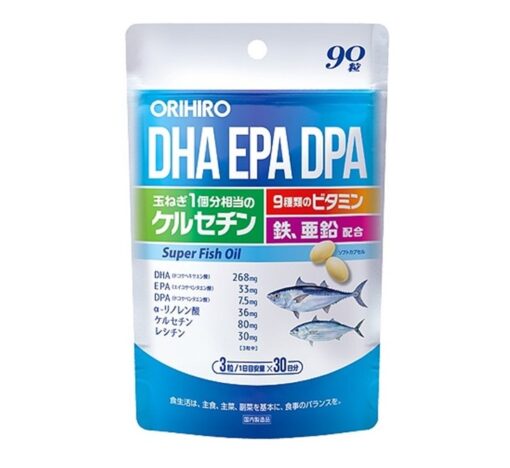 Viên uống dha epa dpa orihiro super fish oil nhật bản gói 90 viên