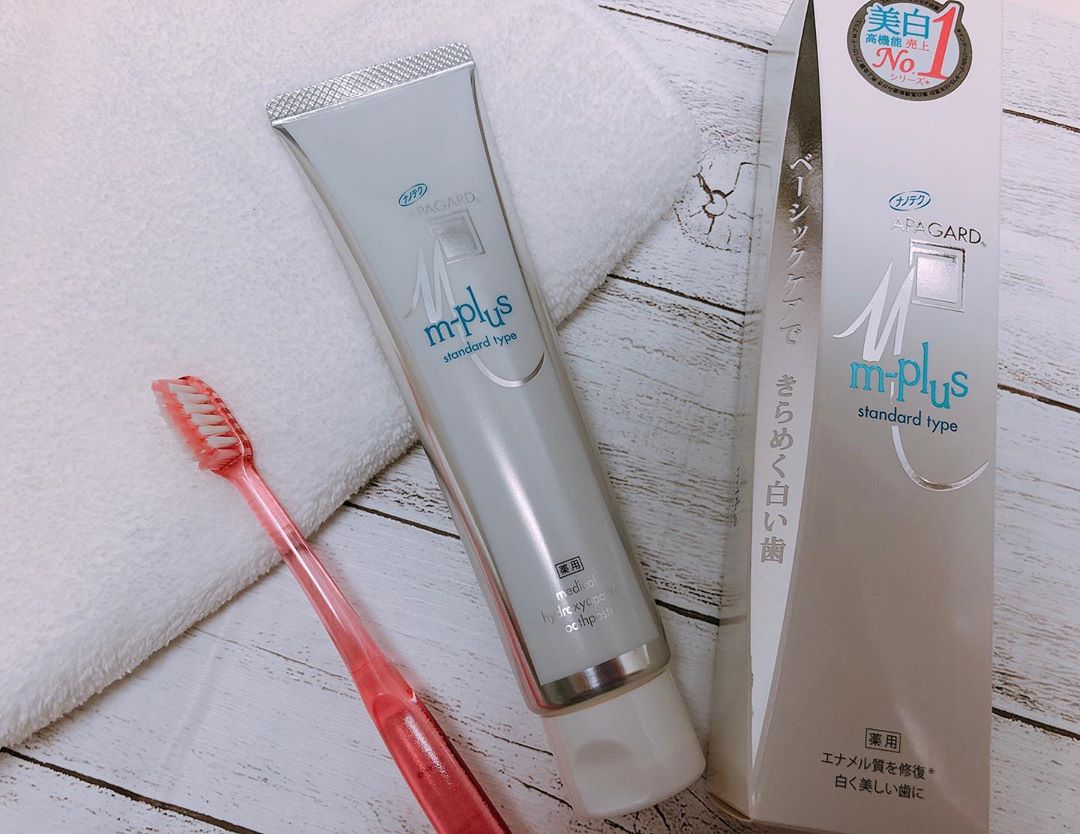 Kem Đánh Răng Apagard M-plus Màu Xanh 100g KĐR Apagard Standard Type blue m1 | tokyobaby .vn