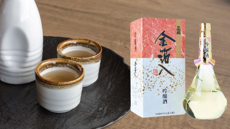 Rượu Sake Nhật Bản Có Nồng Độ Cồn Bao Nhiêu? Rượu Sake Nihonsakari Kinpakuiri Ginjoshu là dòng rượu hảo hạng của xứ sở hoa anh đào