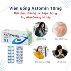 Viên Uống Trị Ho Astomin 10mg Nhật Bản Hộp 100 Viên Viên Uống Trị Ho Astomin 10mg Nhật Bản Hộp 100 Viên