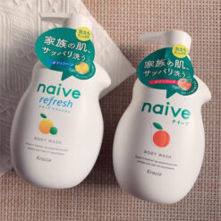 Sữa tắm dưỡng da kracie naive body wash peach hương đào 530ml