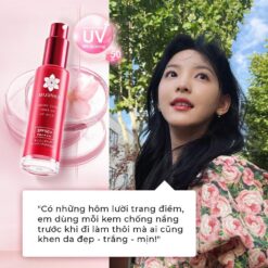 Kem chống nắng mijunka aging care tone up uv milk nâng tone da