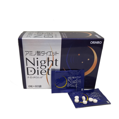 Viên uống giảm cân night diet orihiro hộp 60 gói