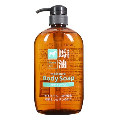 Bộ 3 Chai Sữa Tắm Mỡ Ngựa Nhật Bản Horse Oil Moisture Body Soap 600ml x 3