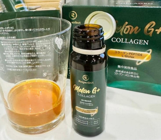 Nước uống collagen melon g+ reiperfect nhật bản